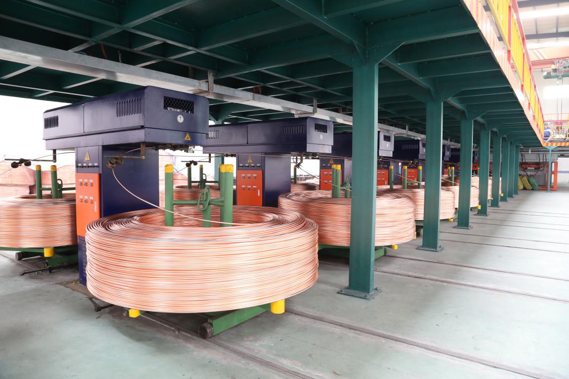 10000 Ton Oksijensiz Bakır Yukarı Döküm Makinası